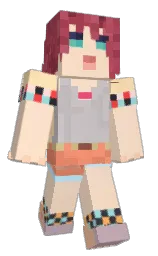 Firrid's Minecraft skin wearing the 15th Anniversary cape