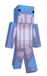 chetwode blue and cornflower blue Minecraft skin — Slim model — first worn by kilroyyyyyy