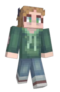 Front of stellupine's skin