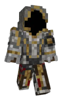 Front of Leteador's skin