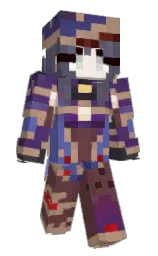 punkrock43's Minecraft skin wearing the Migrator cape