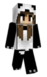 panda_blues's Minecraft skin wearing the 15th Anniversary cape