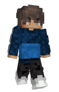 Front of Pepperkakepeder's skin