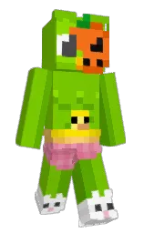 pistachio and limeade Minecraft skin — Slim model