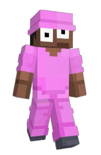 Front of ItsFrostty's skin