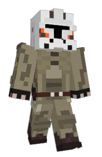 Front of BlueZ138's skin