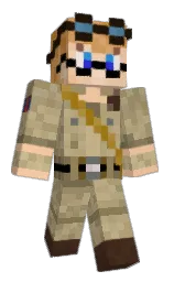 mongoose and sandal Minecraft skin — Classic model — first worn by Weatleyy