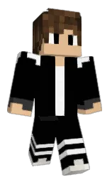 black and gold sand Minecraft skin — Classic model