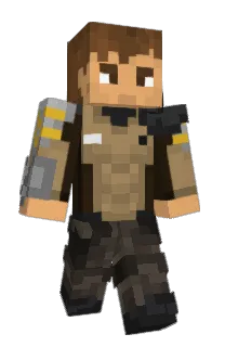 Front of GambleGalaxy's skin