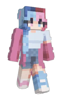 Front of Minteys's skin
