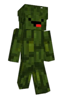 Front of iVeggie's skin