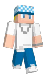 white and alto Minecraft skin — Classic model