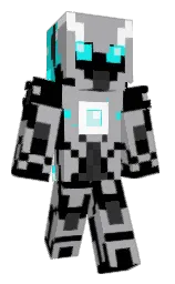 black and bombay Minecraft skin — Classic model — first worn by HydroVoltz