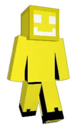 white and lemon Minecraft skin — Classic model