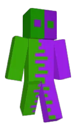 glitch525's Minecraft skin wearing the Pan cape