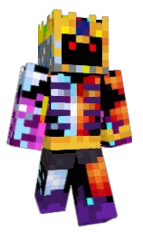 black and cyan / aqua Minecraft skin — Classic model — first worn by DMC8706