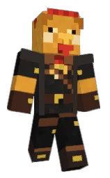 fire bush and cod gray Minecraft skin — Classic model — first worn by Asseyez