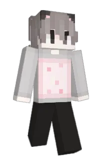 Front of attrxct's skin