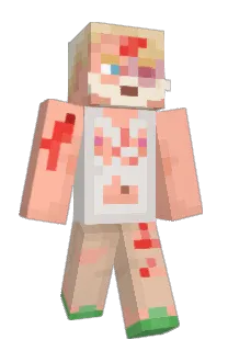 Front of Squirtpants's skin