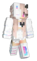 es_q_mi's Minecraft skin wearing the Purple Heart cape