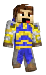 BlackJack2105's Minecraft skin wearing the Migrator cape