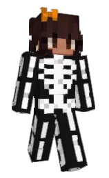 cod gray and white Minecraft skin — Slim model — first worn by bubblz