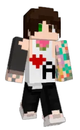 MPassarelli's Minecraft skin wearing the 15th Anniversary cape