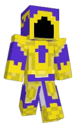 ripe lemon and white Minecraft skin — Classic model