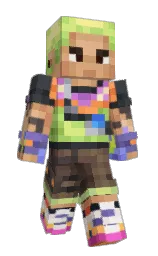black and rock Minecraft skin — Classic model — first worn by marceli17