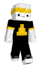 black and supernova Minecraft skin — Slim model — first worn by _Petrichorr_