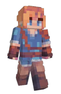 Front of Xavlen's skin