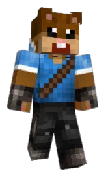 zircon and havelock blue Minecraft skin — Classic model