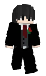 black and mine shaft Minecraft skin — Slim model — first worn by Ny5x