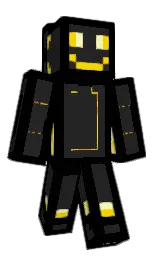 black and mine shaft Minecraft skin — Classic model — first worn by Wiwi_127