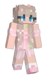 apricot peach and rodeo dust Minecraft skin — Slim model — first worn by Eziliii