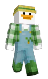 b1da's Minecraft skin wearing the 15th Anniversary cape