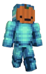 boston blue and fountain blue Minecraft skin — Classic model — first worn by NighttYT