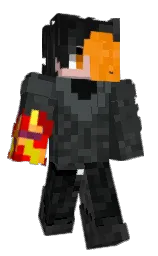 shark and black Minecraft skin — Classic model