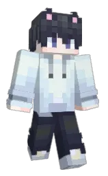 link water and periwinkle gray Minecraft skin — Classic model