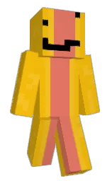 CannedFizz's Minecraft skin wearing the Pan cape