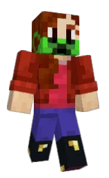 dark burgundy and bunker Minecraft skin — Classic model — first worn by _KKXD_