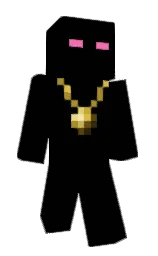 Drip33's Minecraft skin wearing the Menace cape