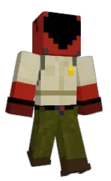 roof terracotta and chino Minecraft skin — Classic model — first worn by 01Reddragon