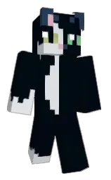 blue charcoal and porcelain Minecraft skin — Classic model