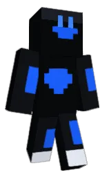 cinder and woodsmoke Minecraft skin — Classic model — first worn by AFNT