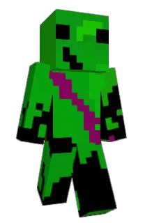 Front of Tevion's skin