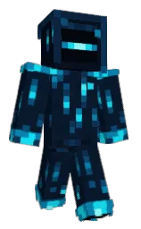 black pearl and firefly Minecraft skin — Slim model — first worn by Blaglag