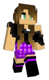 black and tacao Minecraft skin — Classic model — first worn by Loui000ban