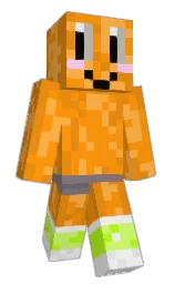 golden bell and west side Minecraft skin — Slim model