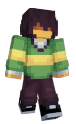 black and livid brown Minecraft skin — Slim model — first worn by mofuyen